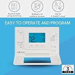 Lux Thermostat Program 5-2 Day with Selectable Smart Recovery, Universal compatability