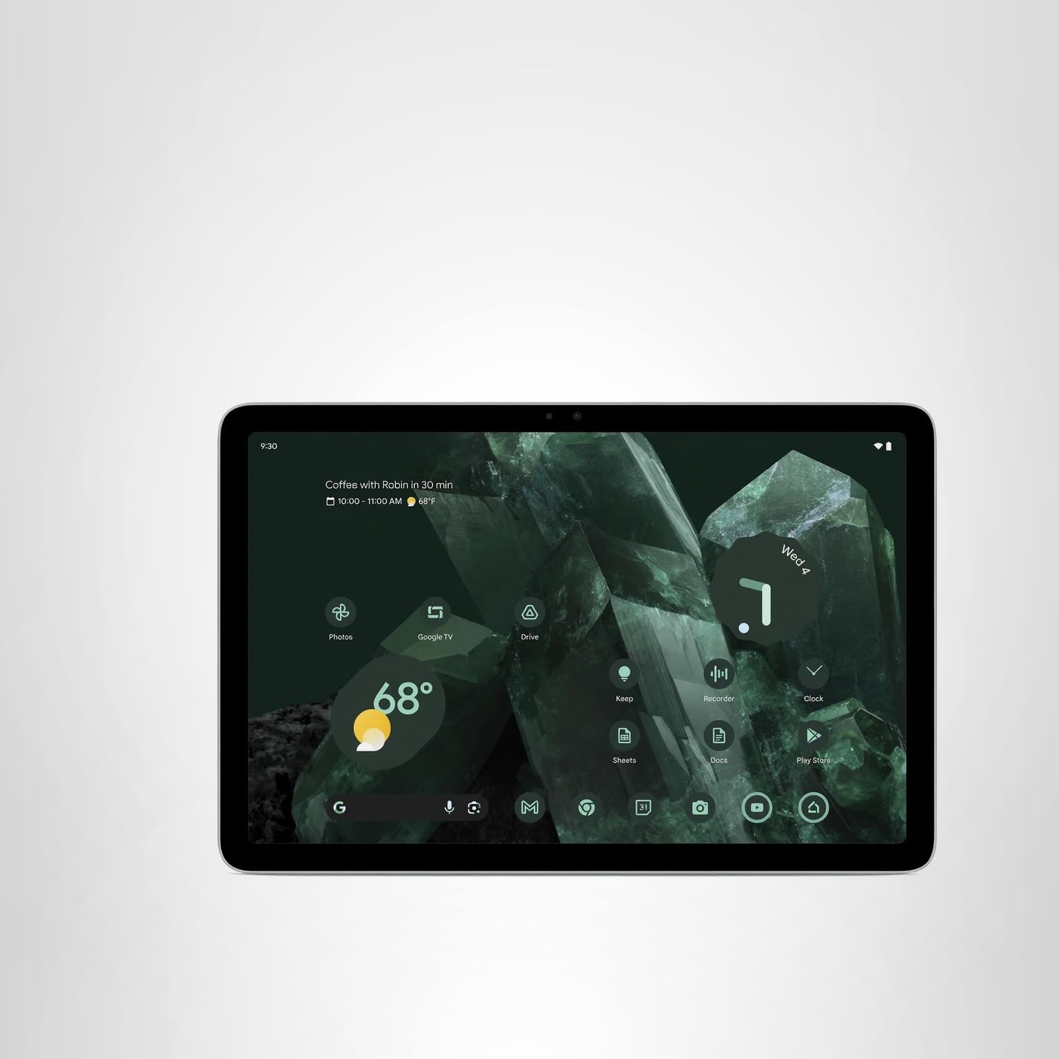 Google Pixel Tablet - Android Tablet with 11-Inch Screen and Extra-Long Battery Life - Hazel - 8 GB RAM - 256 GB