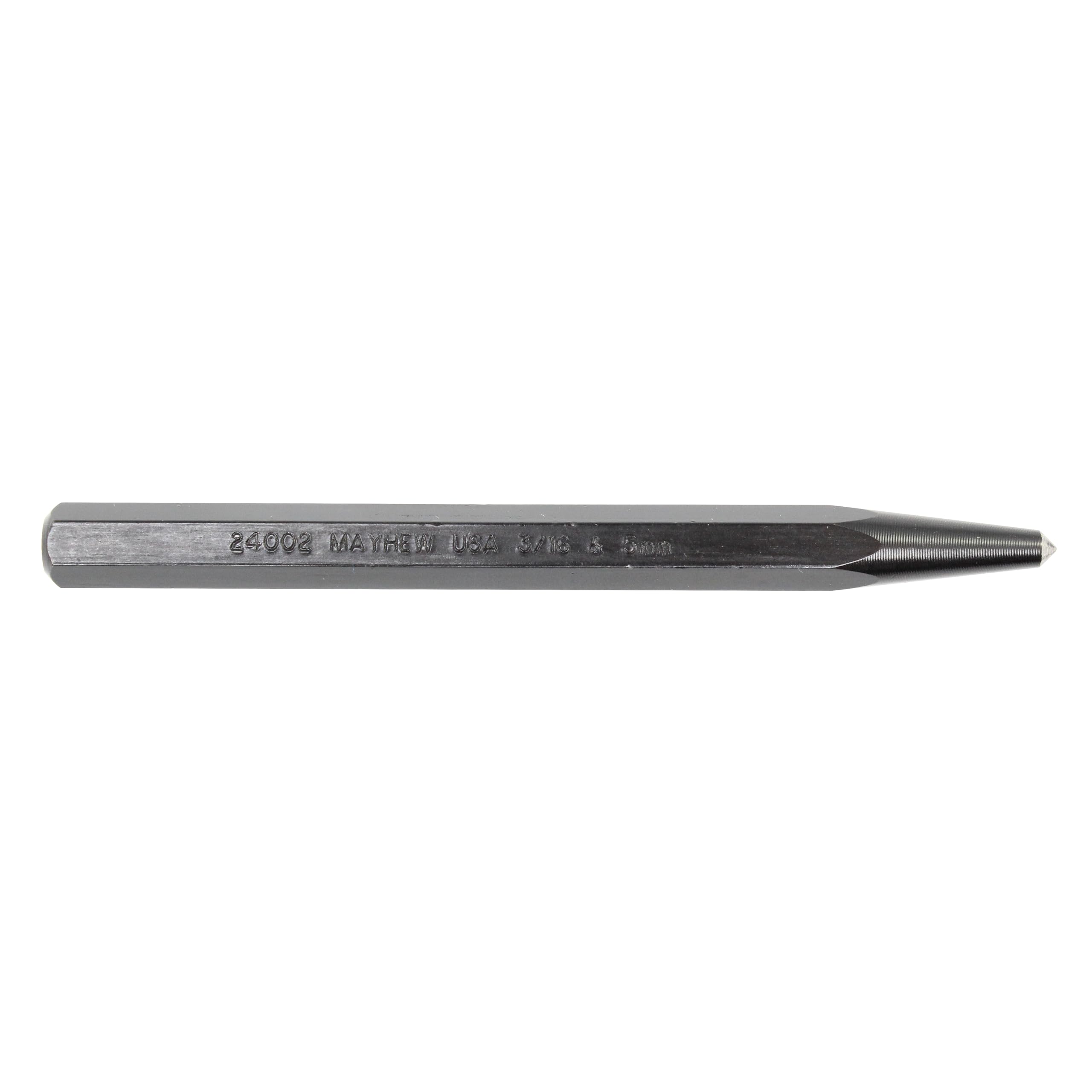 Mayhew Tools 62215 Körner, schwarzes Oxid-Finish, 4-teilig
