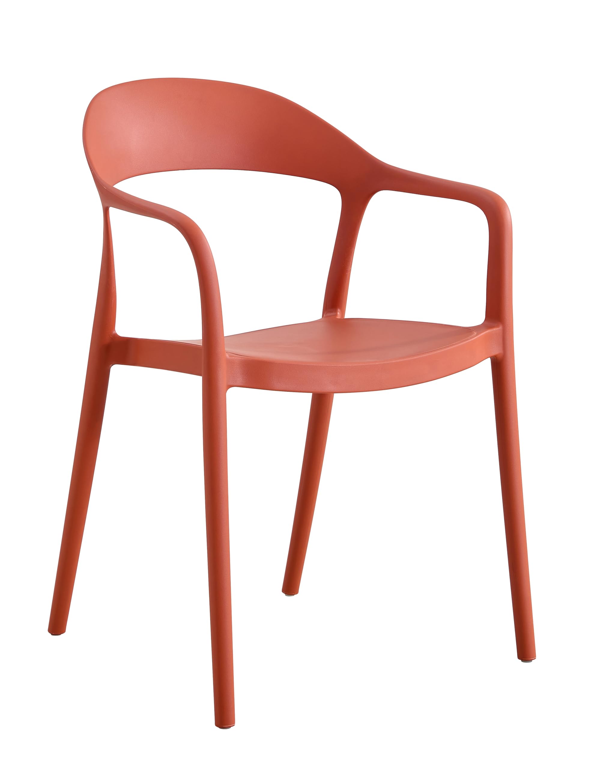 METRO Professional Gastro Armlehnstuhl stapelbar Laveria, Polypropylen, terrakotta