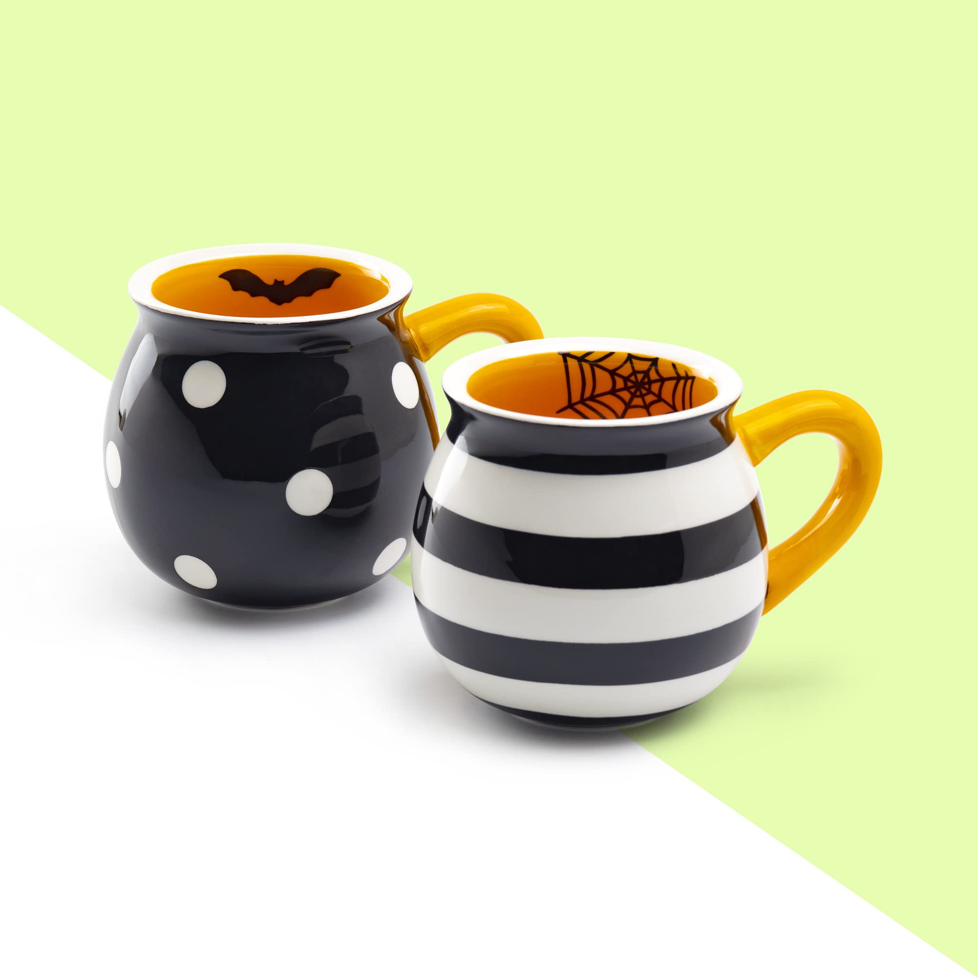 Amazon.com: Terramoto Ceramic Halloween Bat Dots and Spider Web