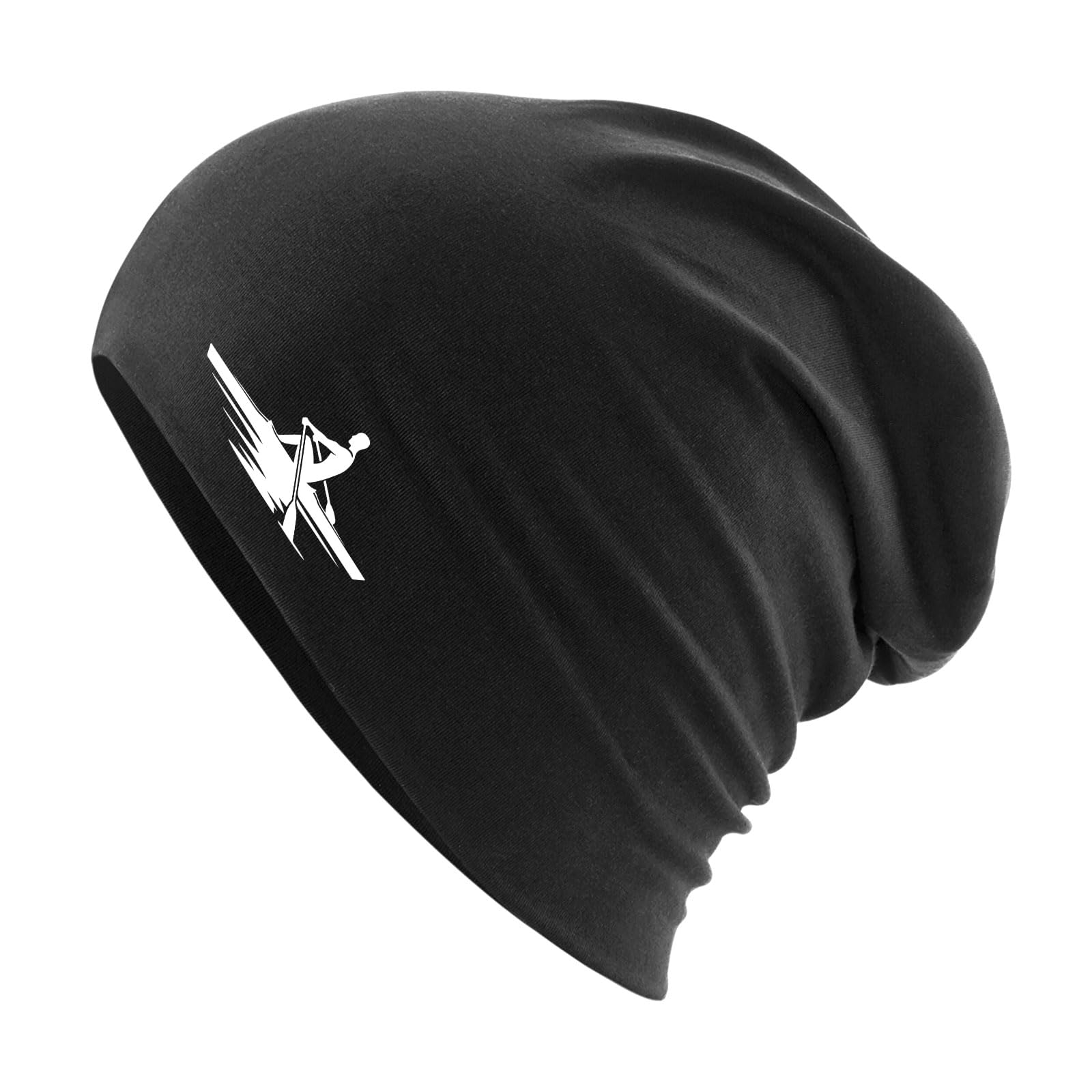 Huuraa Beanie Rowing Gift Unisex Winter Hat Black Rowing Present