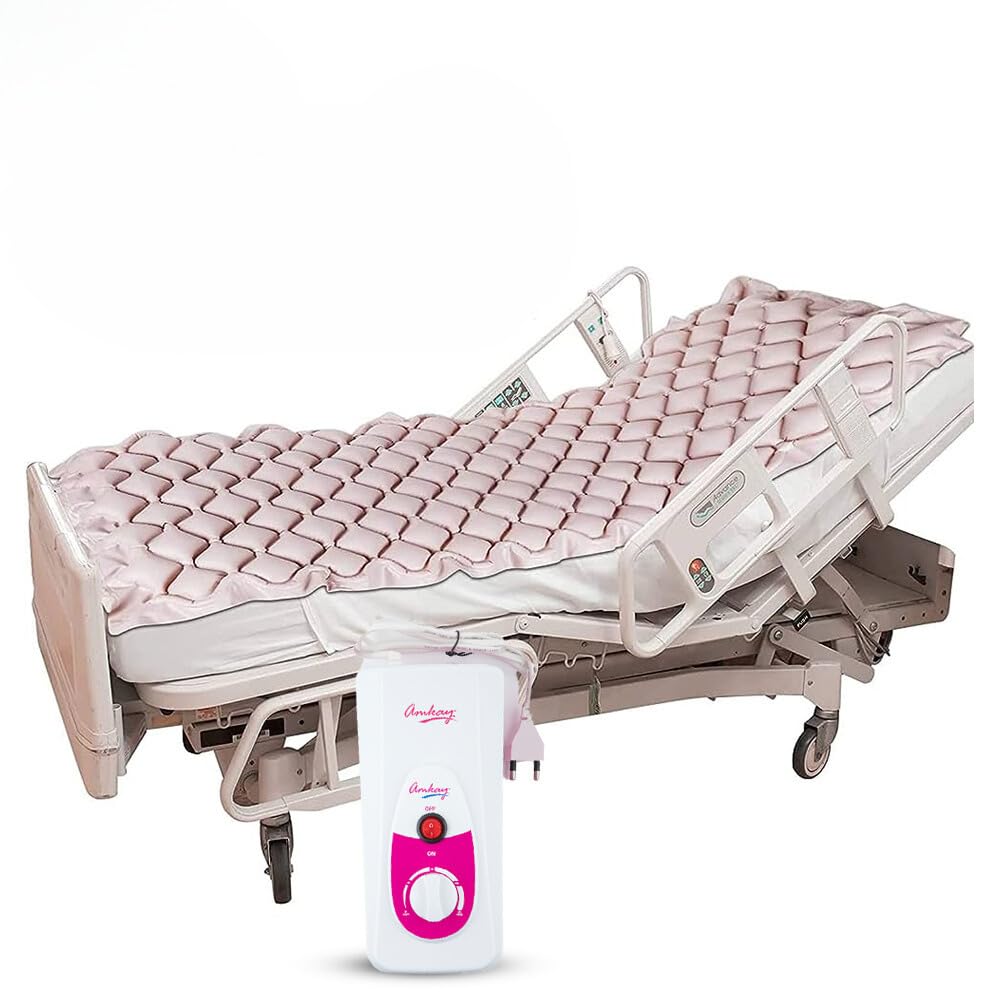 Amkay Air Bed Anti-Bedsore Air Mattress with Compressor (Air Pump - White) is a Soft air Matress Designed for Patients.