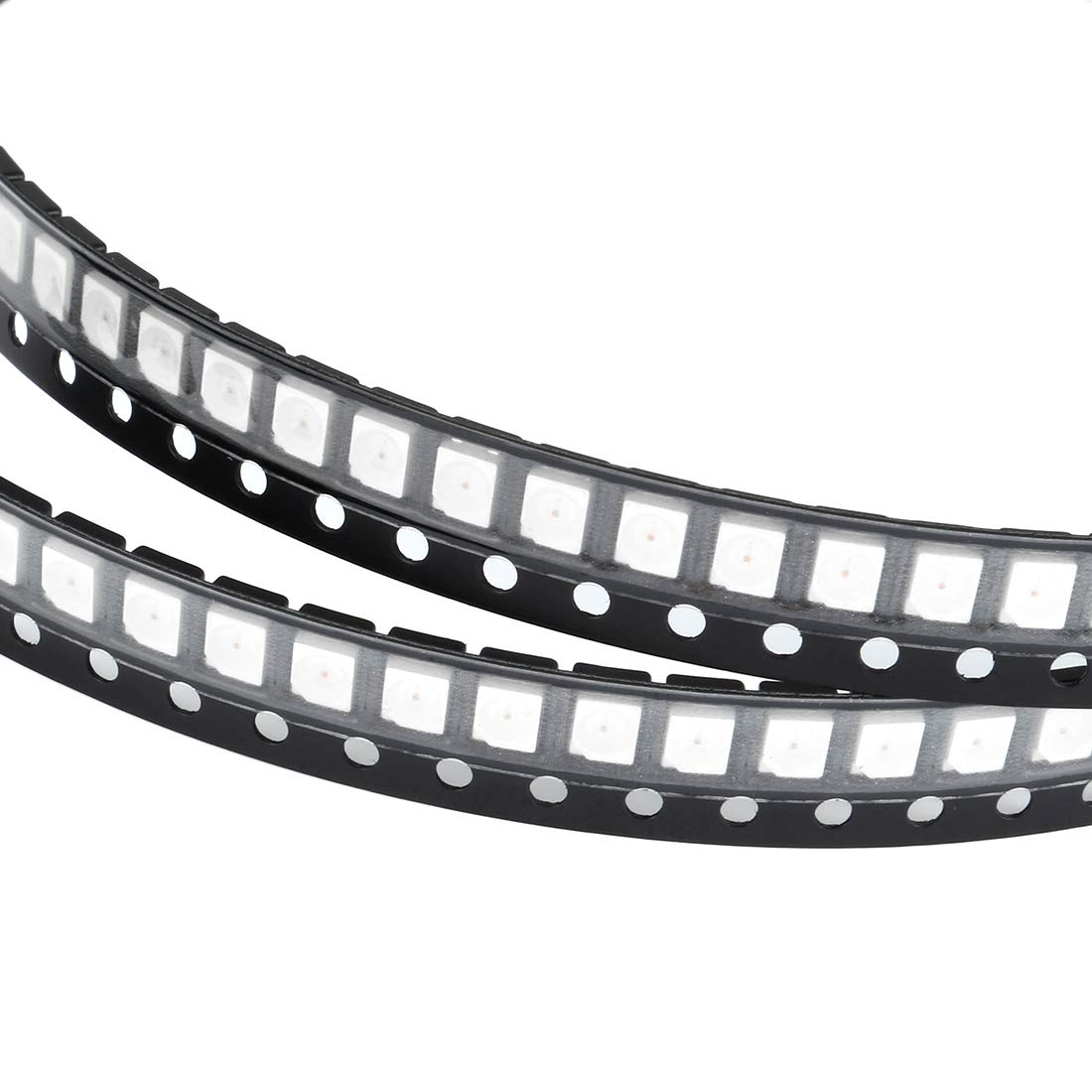 Aexit 100pcs 3528 Lighting fixtures and controls Yellow SMD LED Diode Lights(Mount Chip DC 2-2.2V 20mA) Super Bright Electronics Components Light Emitting Diodes