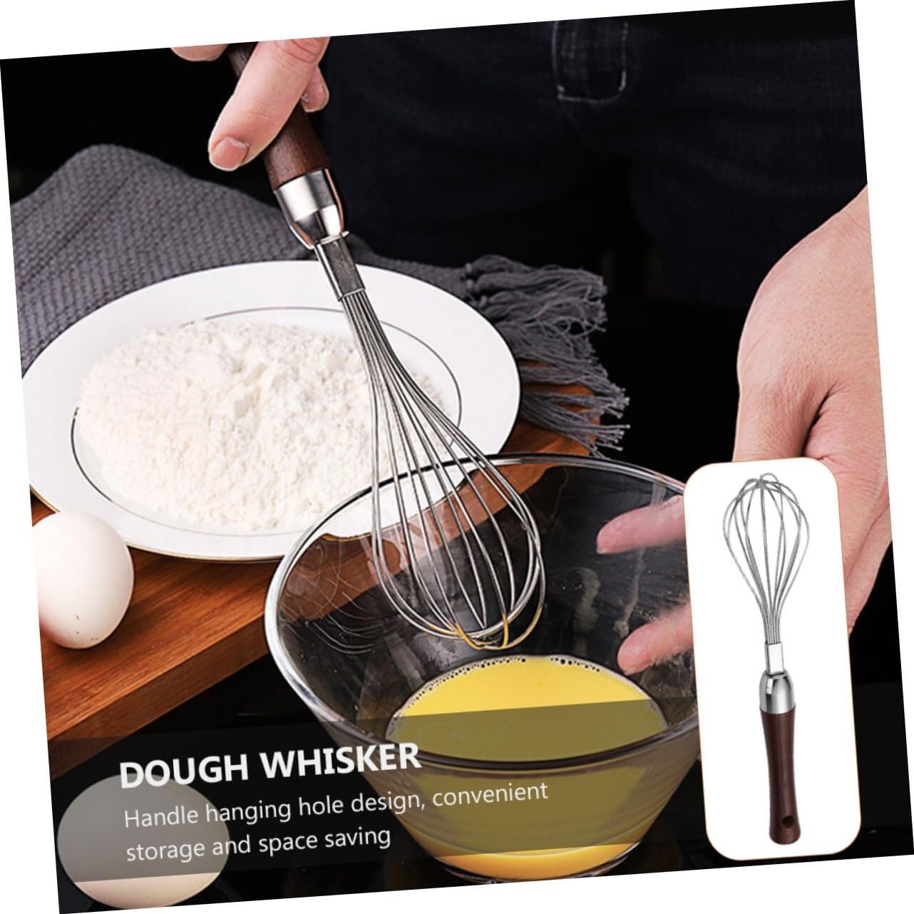 Batidor Varillas Cocina Batidor De Huevos De Mano De Acero Inoxidable, Batidora Manual Pequeña For Hornear, Pastelería De Cocina Barillas Batir Batidor De Huevo