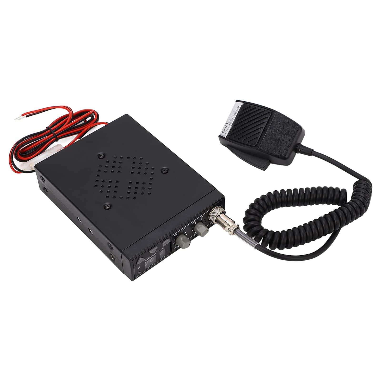 Ausla Transceptor CB, Transceptor de Radio CB de Metal de 27 MHz, 40 Canales Am 12 a 16 V Salida de 1 W Ligero Portátil para Conductores de Embarcaciones Uso Marino