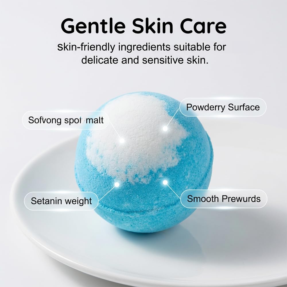 Boule de Bain Enfant, Lot de 12 Bombe de Bain Enfant, Jouet de Bain Bombe de Bain Surprise, Coffret Cadeau Bath Bombs Effervescent, Cadeaux pour Les fêtes, Les Anniversaires et Noël (1 Pcs) - 5