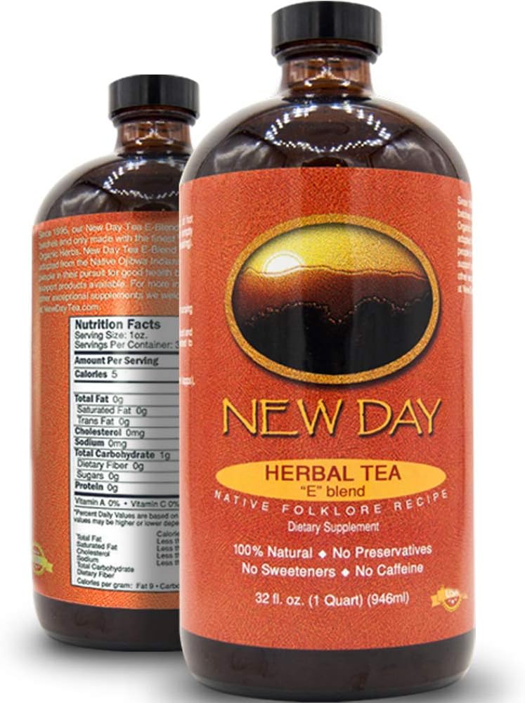 Essiac Tea, 32 Ounce Extract | Immune System, Liver and Lymphatic Support | Based on Original Recipe and Made in the USA | Certified Organic and Wild Crafted Herbs | No Alcohol and Easy Preparation