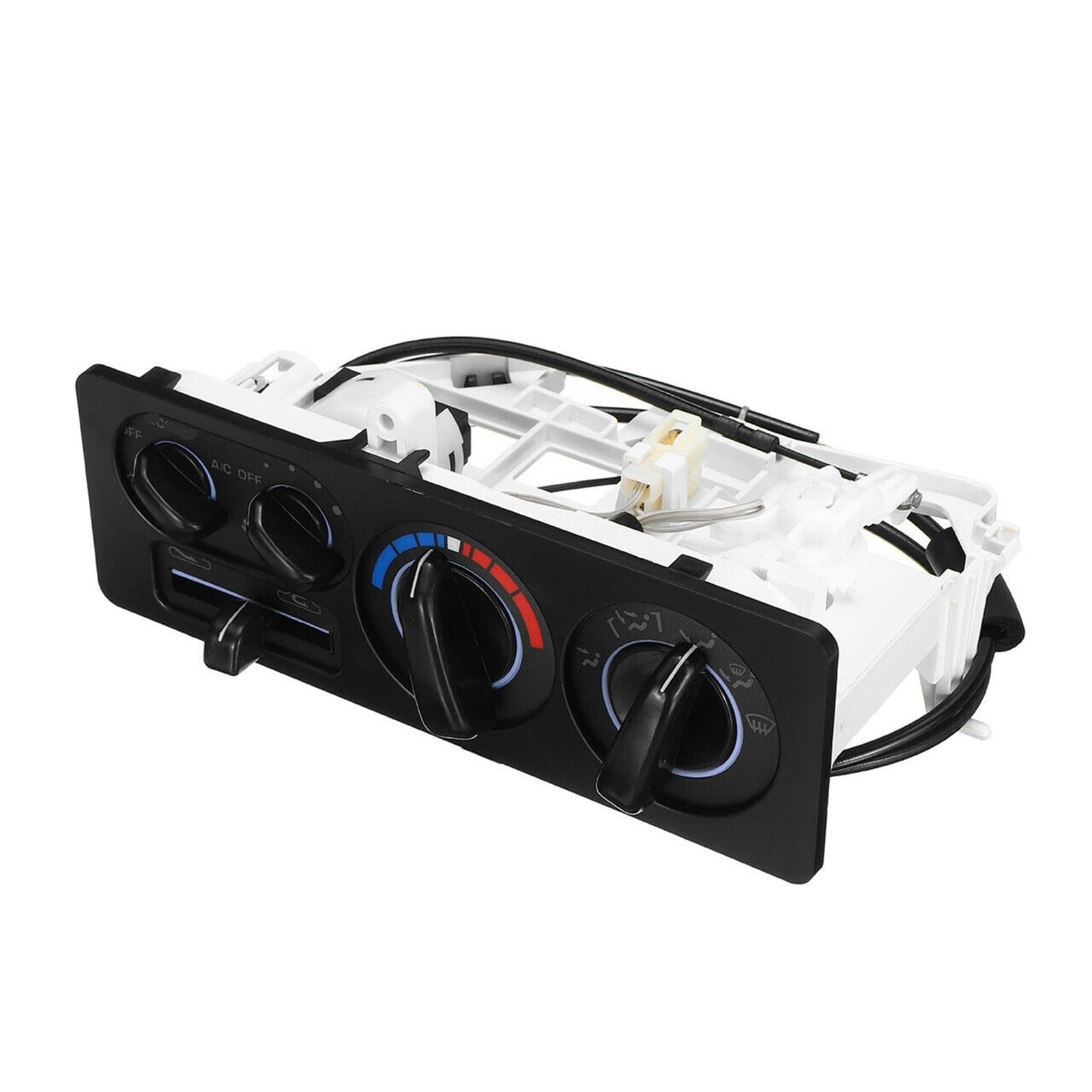 Panel de interruptores de control de climatización y calefacción compatible con Mitsubishi Pajero Montero V31 V32 V33, botón de control de aire acondicionado delantero