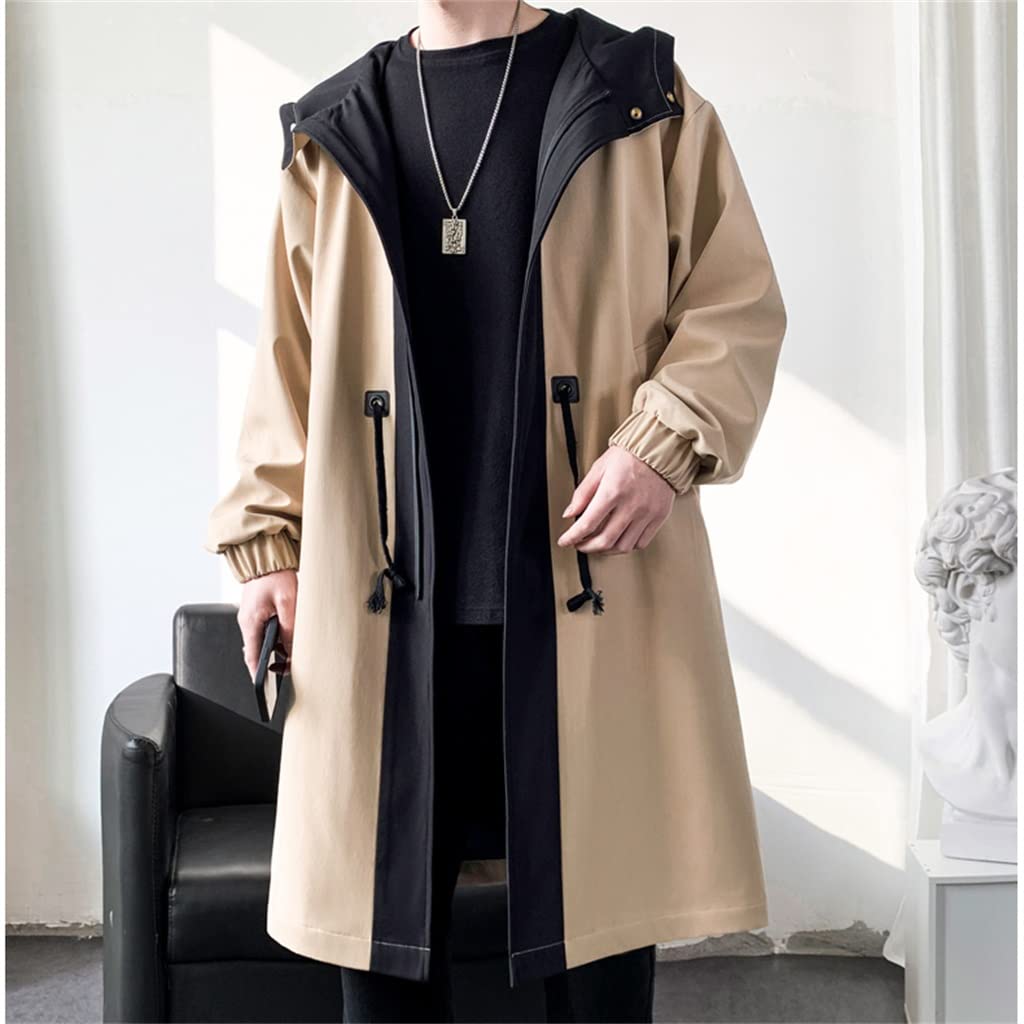 Amazon.com: YMGSCC Trench Coat Men Streetwear Long Jacket Hip Hop