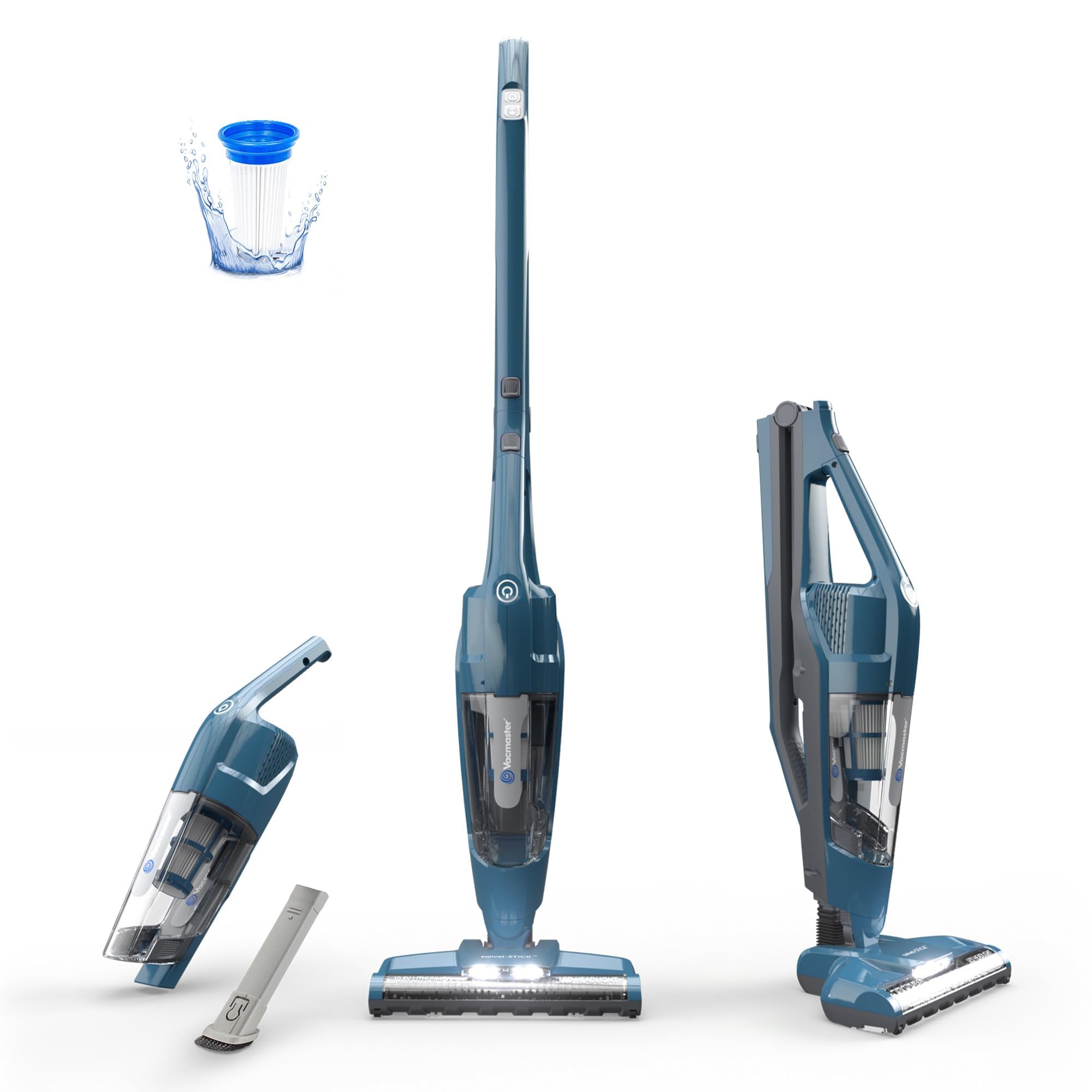 Vacmaster Odkurzacz pionowy 2w1, bezprzewodowy, mocny