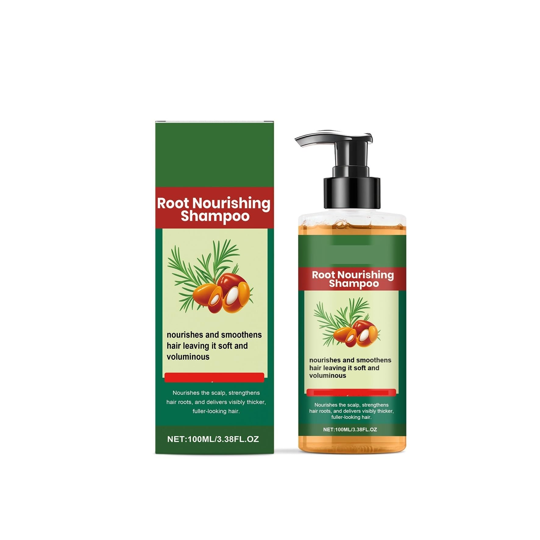 Champú Hidratante a Base de Plantas | Retiene la humedad for lograr suavidad durante todo el día y mejora la sedosidad del cabello.(2pcs)