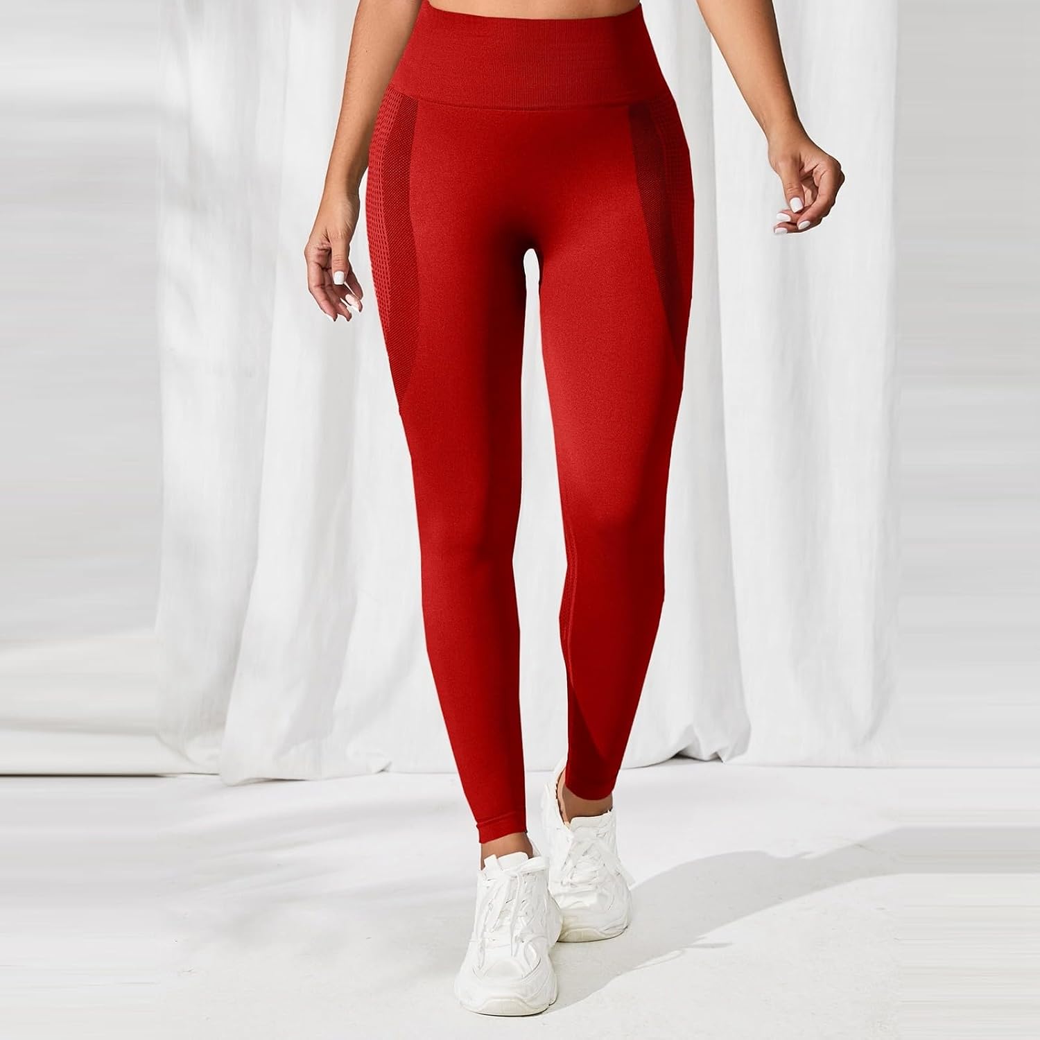 DIYCAM Women's Workout Yoga Leggings Butt Lifting Yoga Pants Sport High Waisted Stretch Tummy Control Running Tights