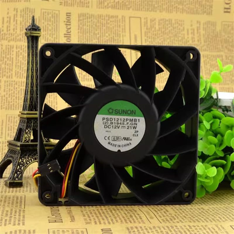 1238 Fan PSD1212PMB1 12V 21W 3-Wire 120x120x38mm dc axial Fans Server Cooling Fan
