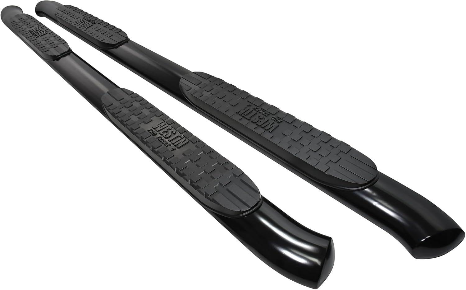 Westin 21-24225 Pro Traxx 4 Oval Nerf Step Bars fits 2022-2023 Tundra Double Cab Black 1 Pair
