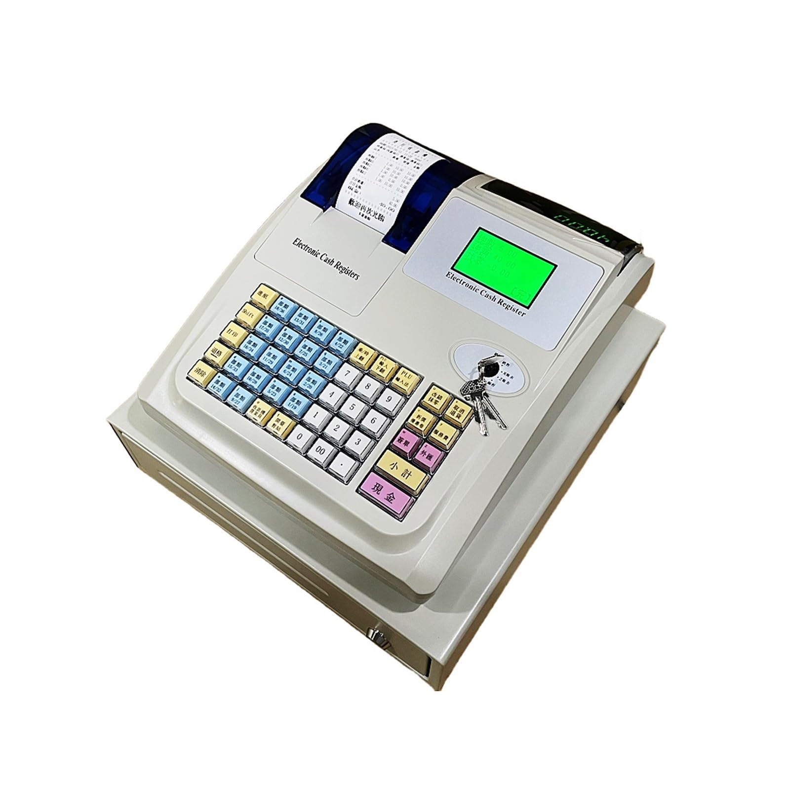 Caja Registradora Electrónica, Ideal para Restaurantes, Supermercados, Tiendas De Ropa, Hamburgueserías Y Tiendas De Té con Leche.(Nerón)