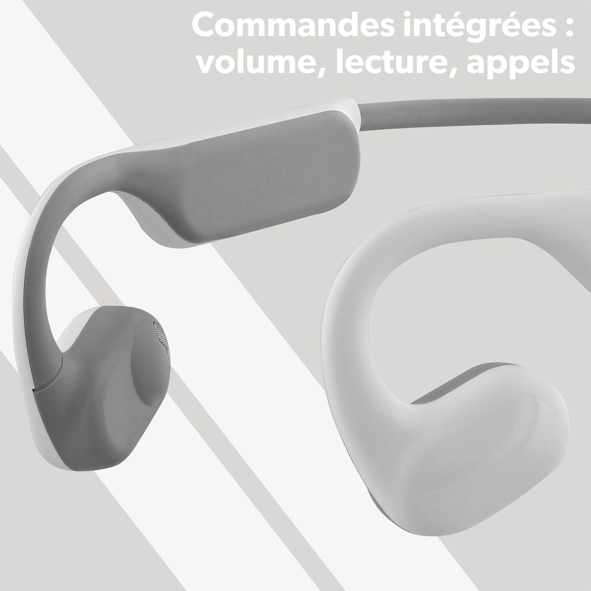 T'NB - Bezprzewodowy zestaw słuchawkowy Bluetooth z dotykowym sterowaniem i etui ładujące, kolor czarny