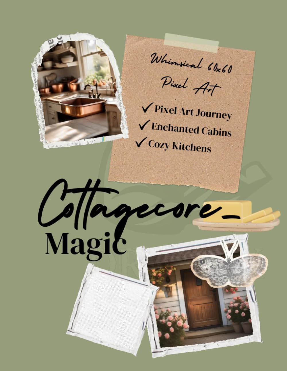 Pixel Art Retreat: Cottagecore Magic: A Whimsical 60x60 Pixel Art Coloring Book of Cozy Cottagecore Life (Pixel Art Retreat: The Cozy Escapism Series)
