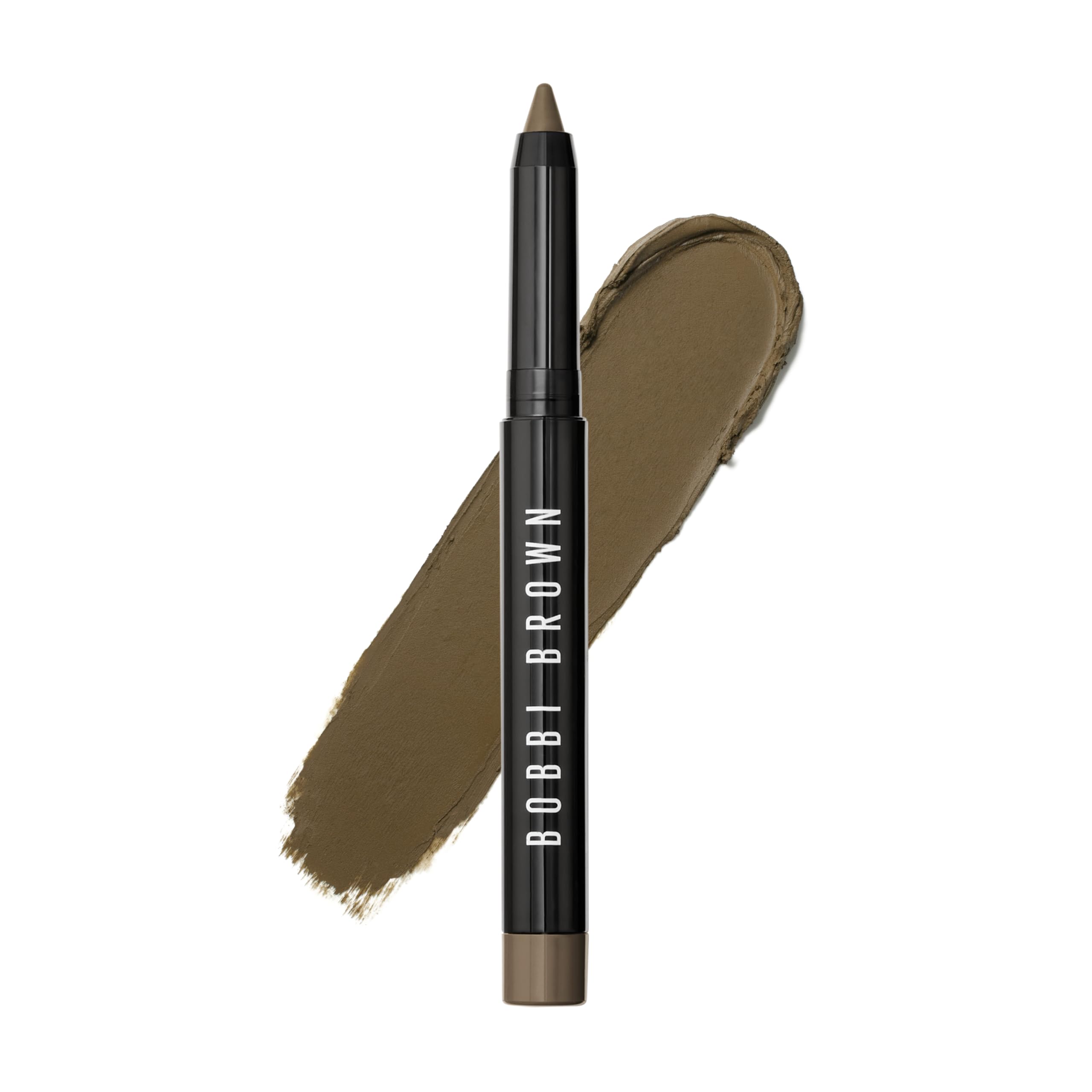 Bobbi Brown Long-Wear Cream Liner Stick | 24-Hour Waterproof, Smudge-Proof Eyeliner with Fine Tip and Built-In Sharpener | Creamy Matte Finish for Smokey Eye Makeup, 0.03 Ounce, Fog 01 Jungle (Warm mid-tone green) Individual