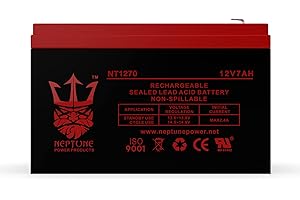 Neptune Brand ExpertPower 12V 7 Amp EXP1270 Rechargeable Lead Acid Battery