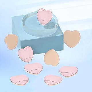 Juego de 9 esponjas de polvo para dedos en fo...