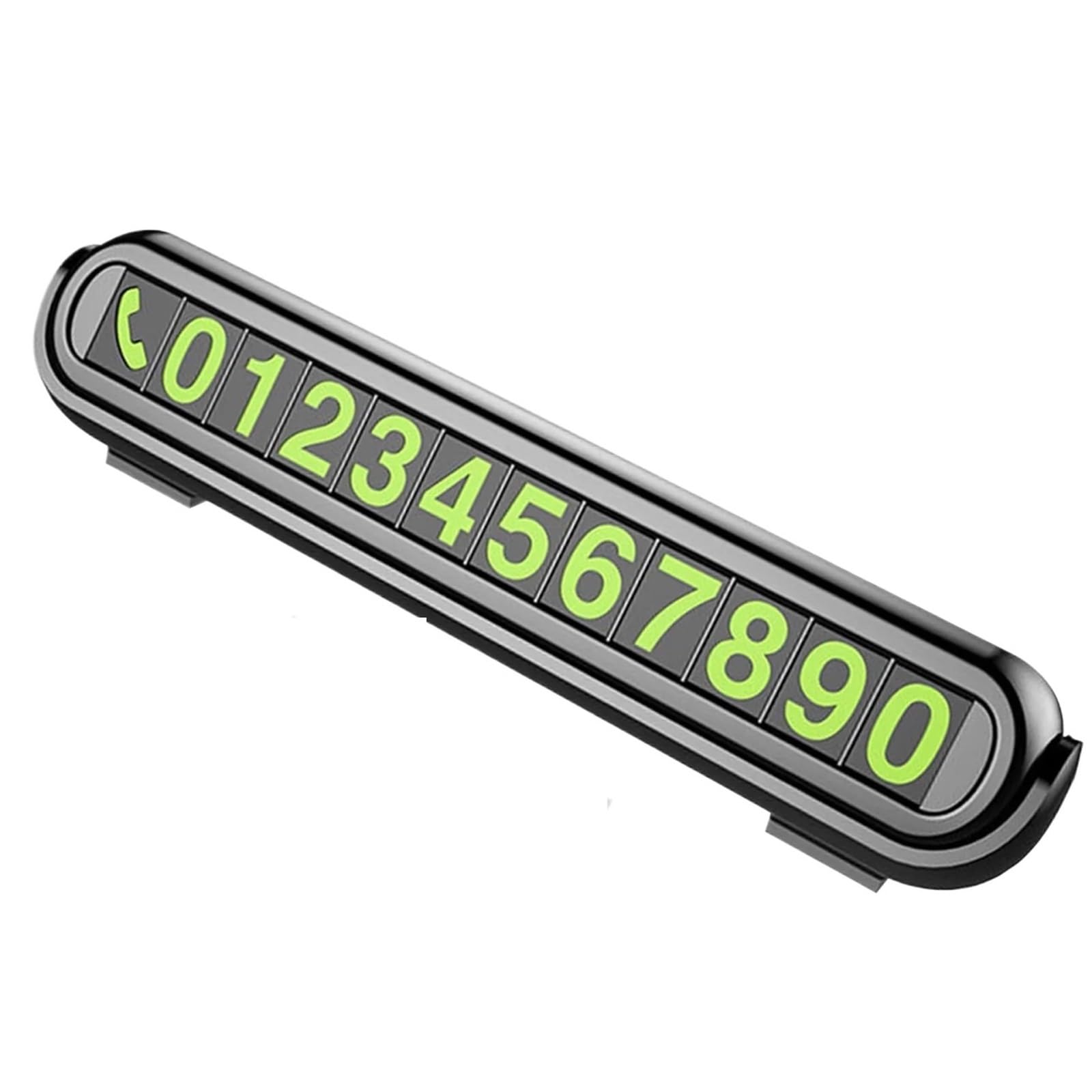Car Air Fresher Temporary Parking Card Luminous Telephone Number Plate for Car
