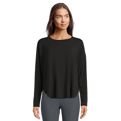 Eileen Fisher Round Neck Boxy Top Women