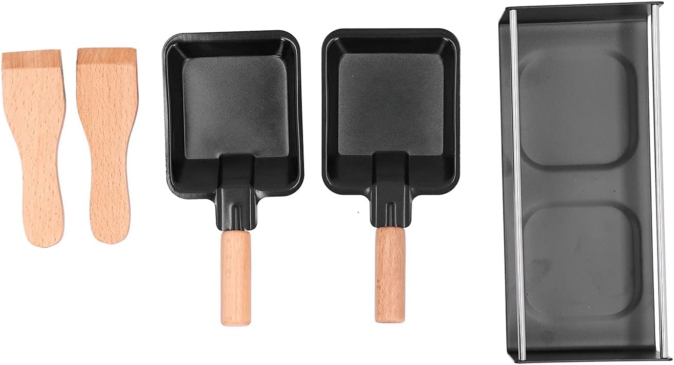 Barbecue Grill Pan, Stainless Steel Nonstick Grill Pan, Cheese Grill Pan with Handle, Grilling Skillet Steak Pan for Kitchen