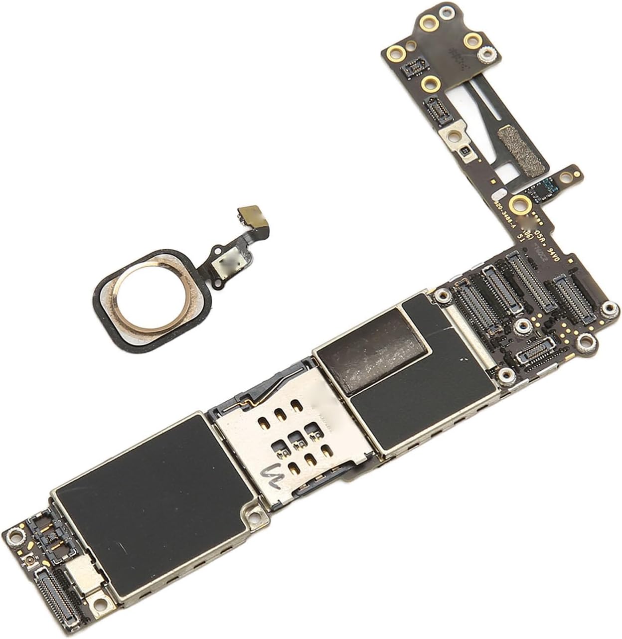 Phone Motherboard Replacement, Unlocked Phone Main Logic Board Lightweight Stable PCB Reliable for Repairing (64GB)