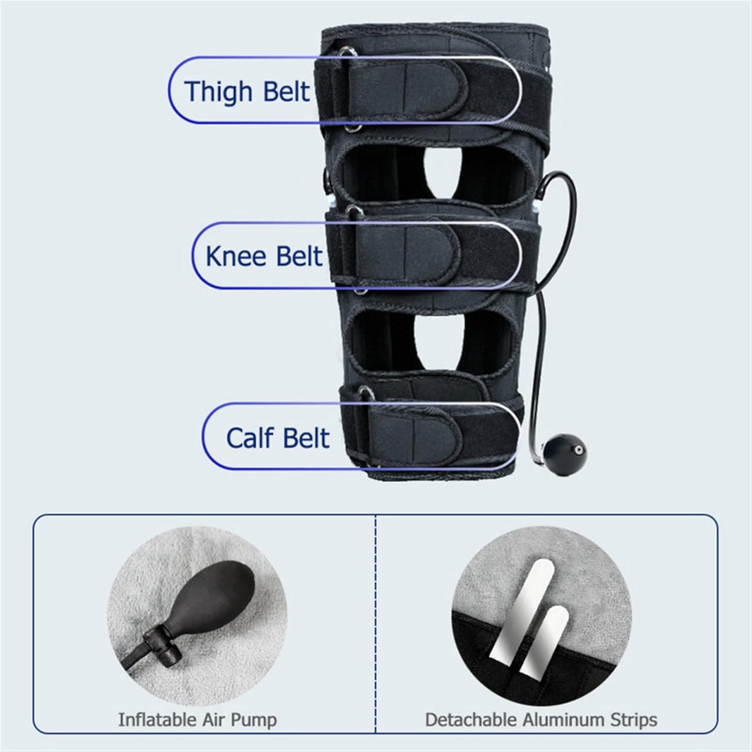 Leg Correction Belt O-Shaped Leg Straps Thigh Supports Correction Belt for Adults and Children Adjustable Knee Braces X-Shaped Leg Looped Leg Traction Orthosis Shaping Le-Adult-One Size