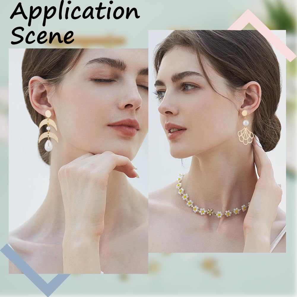 Beebeecraft 20 Stück Schraubverschluss Ohrmuttern - 14K Vergoldet Mit Zirkonia