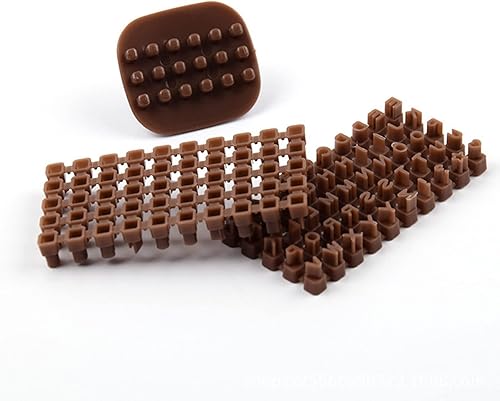 Miniatura 4 de Sellos de letras para arcilla, sellos de plástico del alfabeto para arcilla, letras del alfabeto pequeño, kit de sellos de cerámica, accesorios para