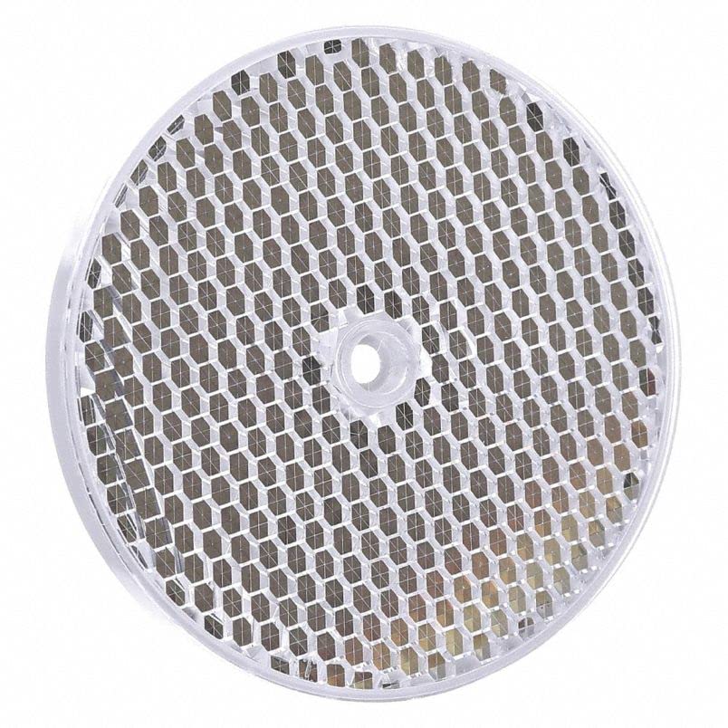 3.4“ Round Sate-LITE 35 Reflector for Safety PhotoEye Beam for EMX, Seco-Larm, Allen Brady, Amazing Beam, Safety Sensors