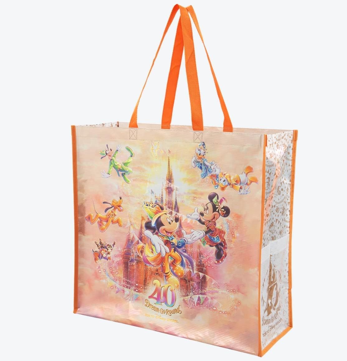 正規品 ディズニー 40周年 ショッピング バッグ デザイン ショルダー  