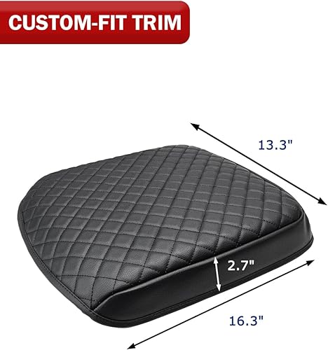 Miniatura 6 de KBH Funda para reposabrazos de consola central para Chevy Silverado y GMC Sierra 2019 2020 2021 2022 2023 2024 2025 2026, protector de tapa de