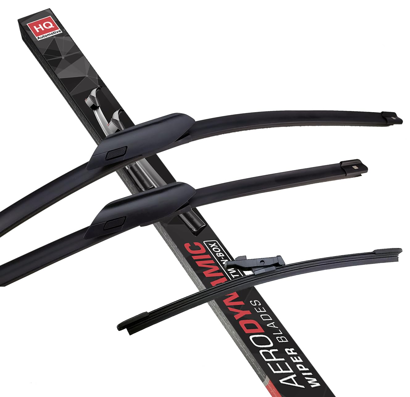 HQ Automotive Wiper Blades for AUDI RS3 Sportback (2021 and later) Front Rear Wipers Replacement Kit