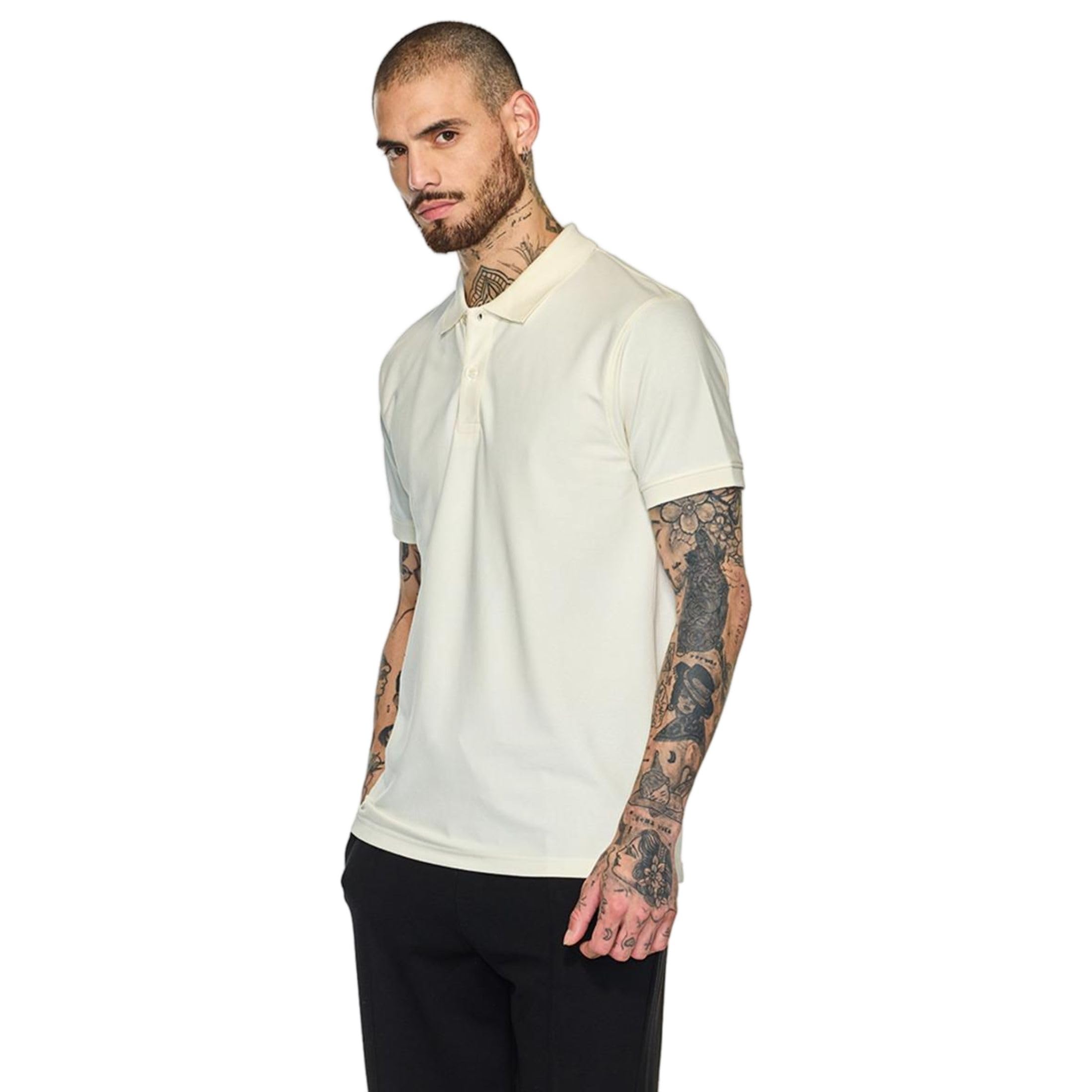 snitch Mens Casual Core Lab Solid Slim Fit Polo T-Shirt-picture-55