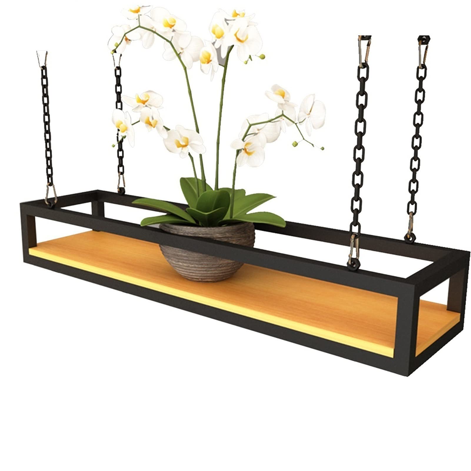 Étagère de rangement créative pour plantes suspendues afin de gagner de la place au sol