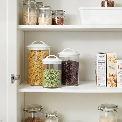 Miniatura 7 de Reston Lloyd, Envases herméticos libres de BPA para almacenamiento de alimentos, para cereales, pasta, azúcar, café, harina, galletas, té suelto,