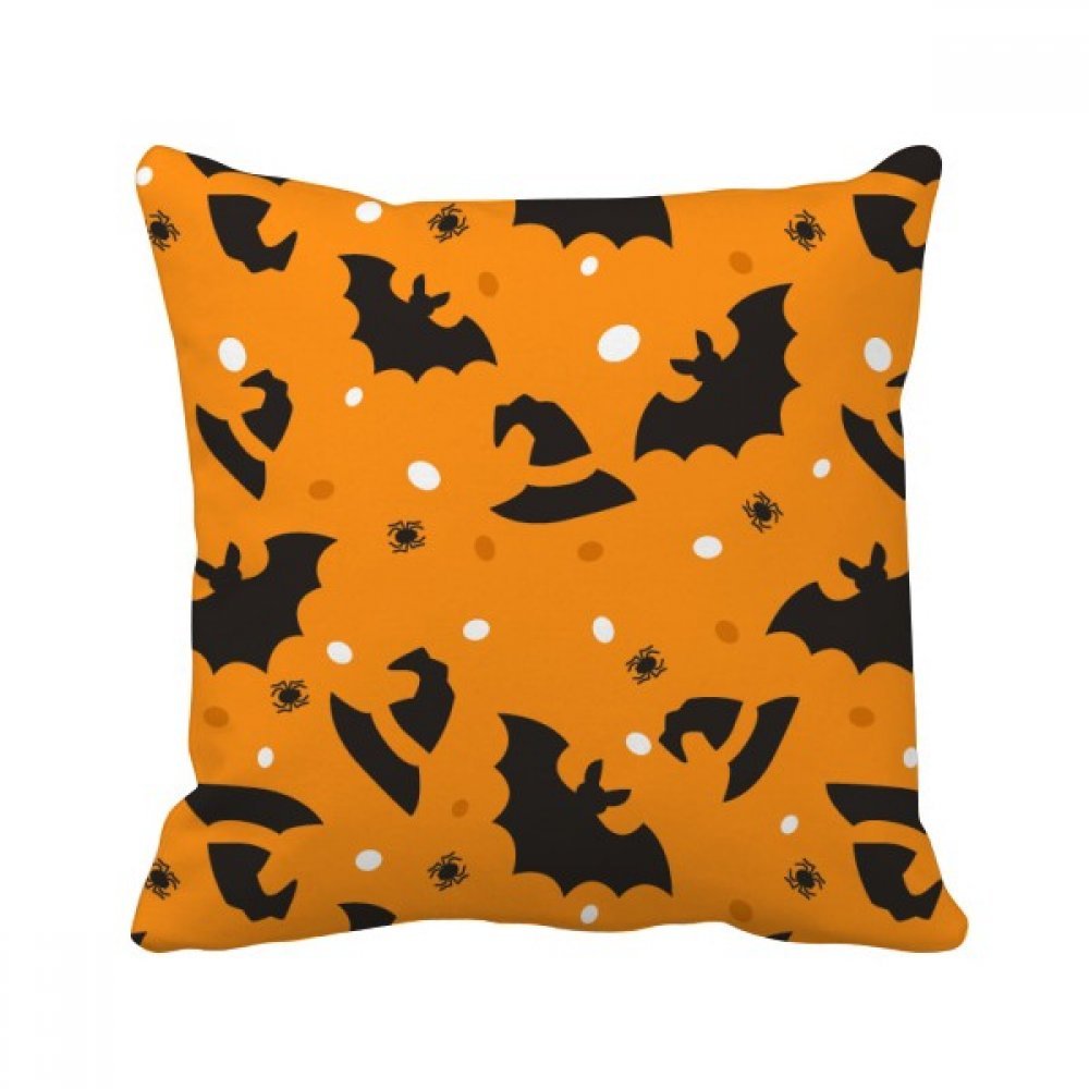 Coussin carré d'Halloween multicolore 40x40 cm avec insert finitions soignées