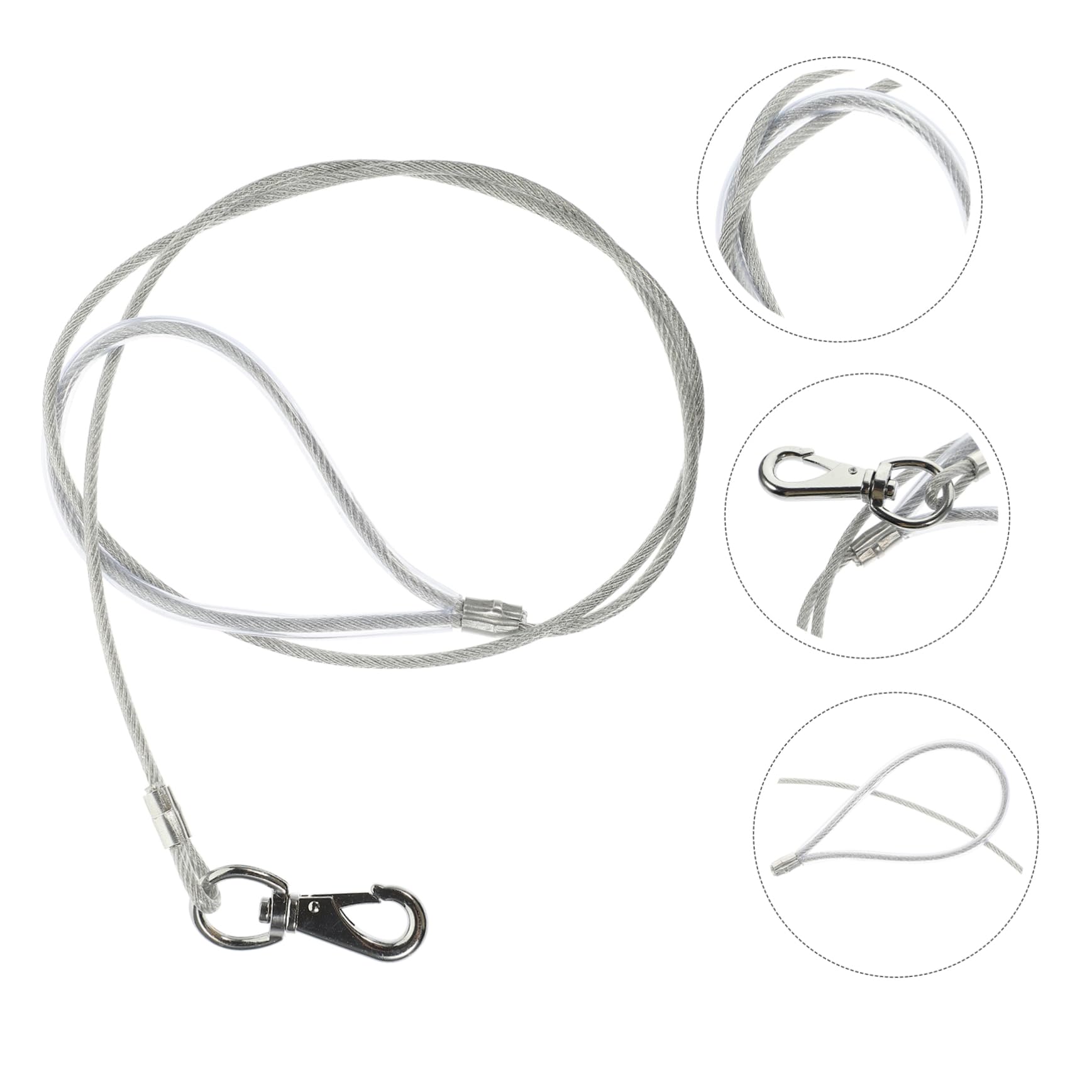 HANABASS 4pezzi Guinzaglio Per Resistente Strappi Masticabile e Accessorio Per e Addestramento