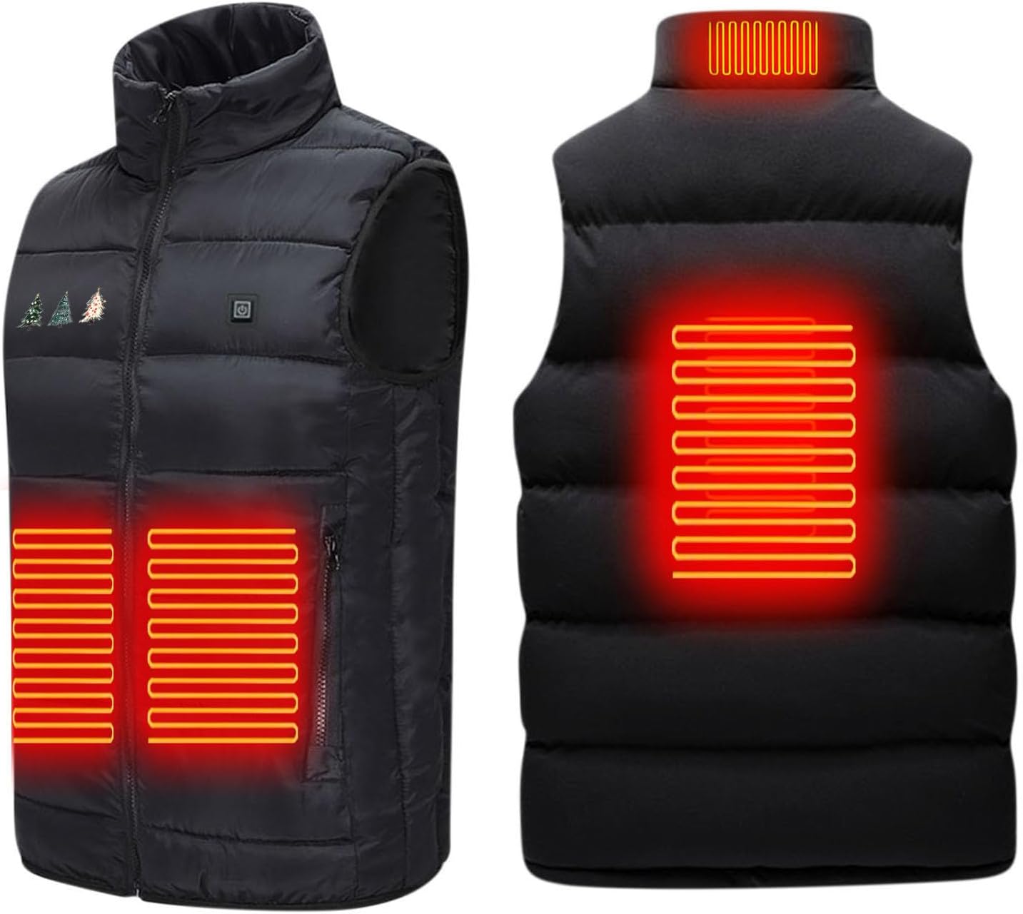 BOXIACEY – Heated Vest for Men Women USB Charging Heated Vest Lightweight Body Warmer