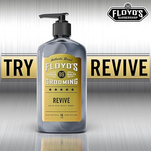 Miniatura 5 de Floyd's 99 Revive - Gel de baño 3 en 1 para hombre, champú para hombre, gel de baño y lavado facial todo en uno, fórmula de triple acción,