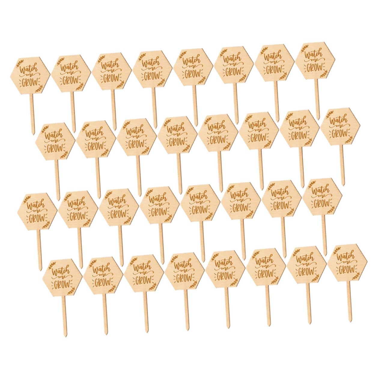 UPKOCH 3 Ensembles Étiquette En Bois Marqueur De Plantes Jardinage Marqueurs De Plantes De Jardin Petit Étiquettes De Plantes De Marqueurs De Jardin 40 Pièces * 3