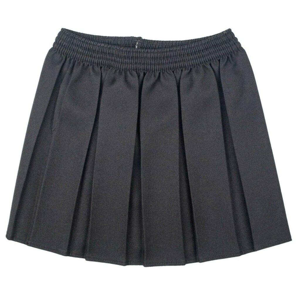 L S U Falda escolar para niñas, plisada, con cintura totalmente elástica, uniforme escolar para niños