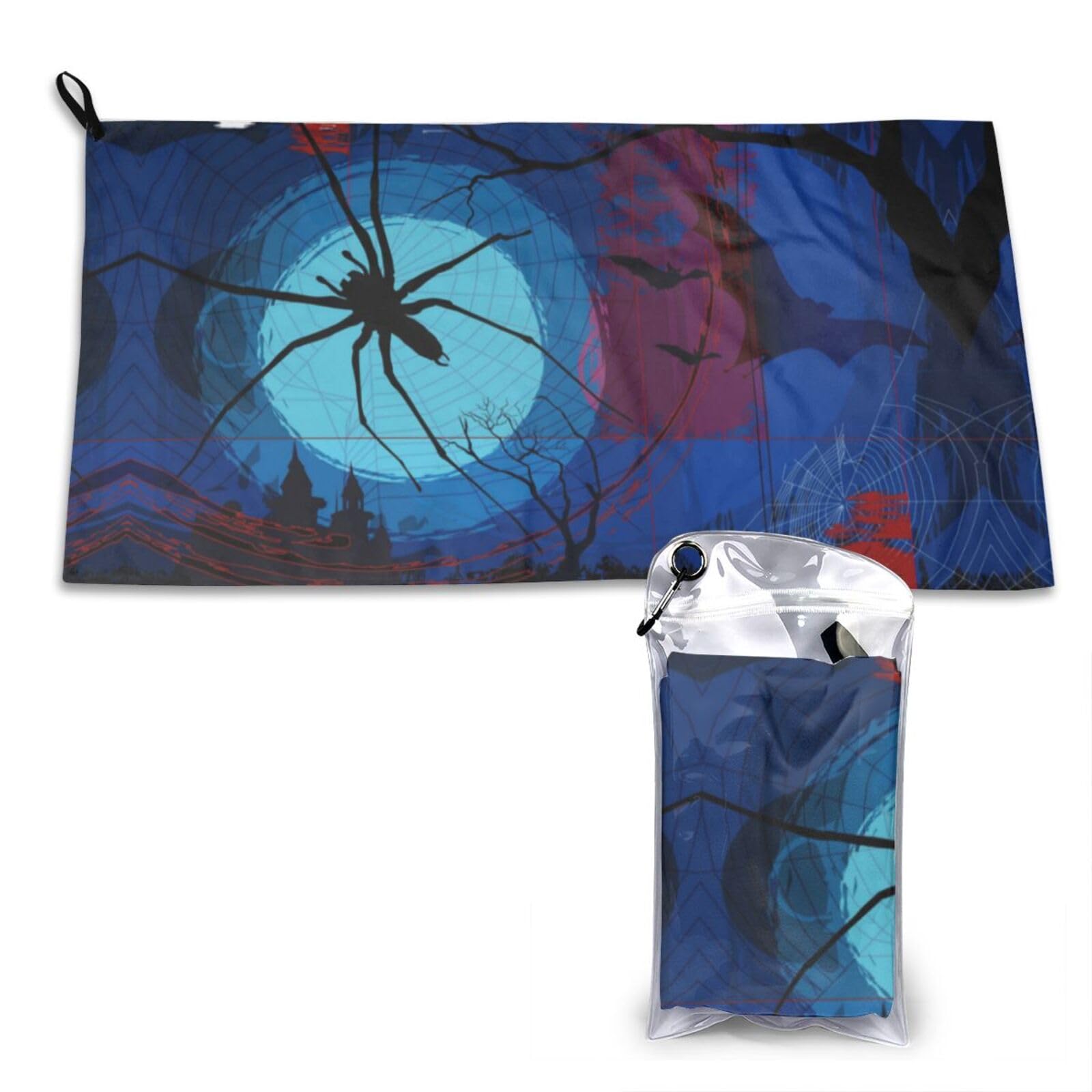 WXWJSHMGC Halloween Print Cooling Towel, Gym Towel,Cooling Towels For Neck, Soft Breathable Travel Cool Towel,Sports Towels For Gym,Camping