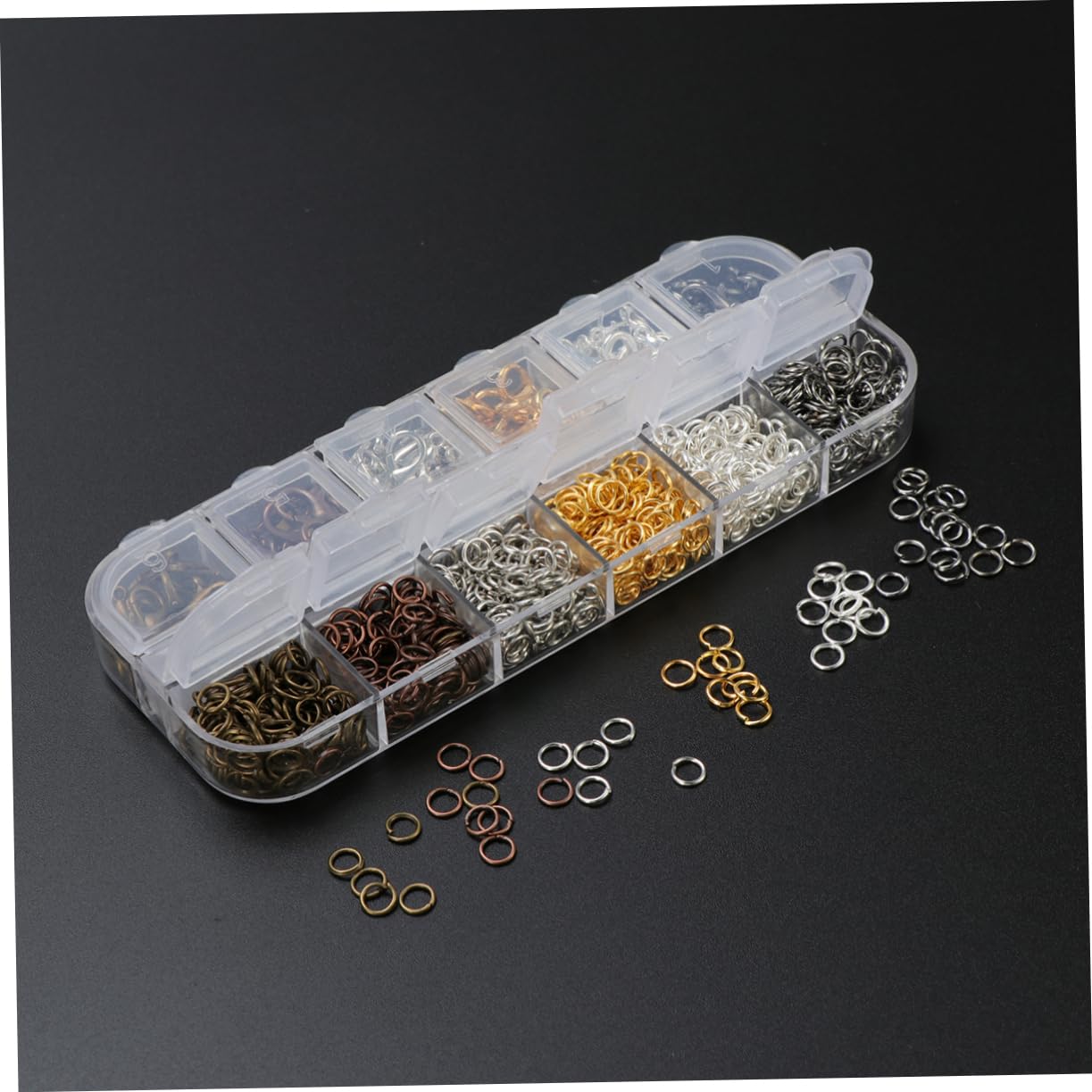 SHINEOFI 2pezzi Craft Lobster Clasp and Open Keychain Options for Jewelry Making and Accessories for Bracelets Necklaces