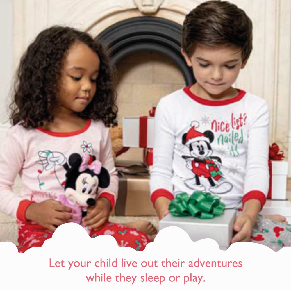 Disney Conjunto de pijama unisex para niños y niñas, de Minnie y Mickey (10 unidades)