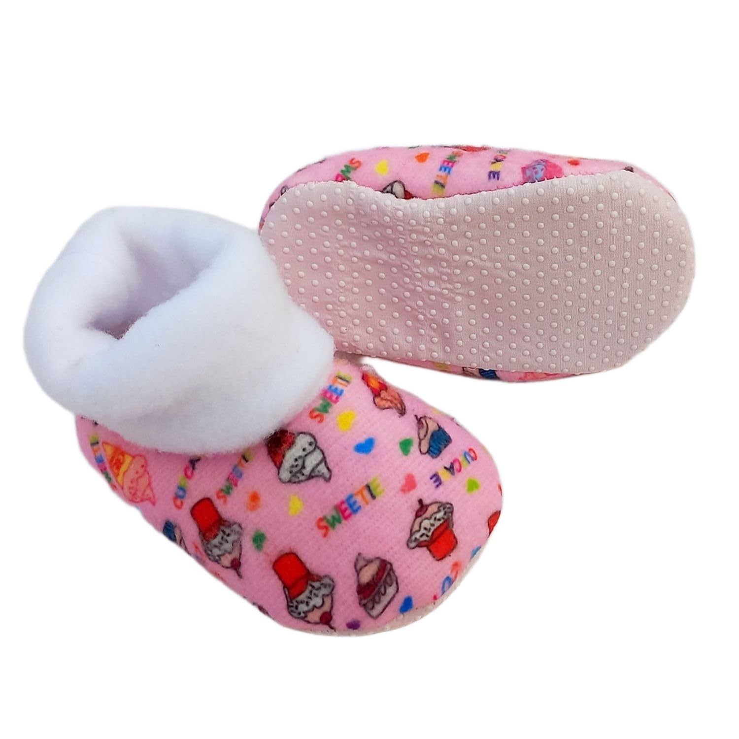 Baby Shoes (Baby Booties) | Printed Boots For Little Kids | Super Soft Velvet | |-image-22