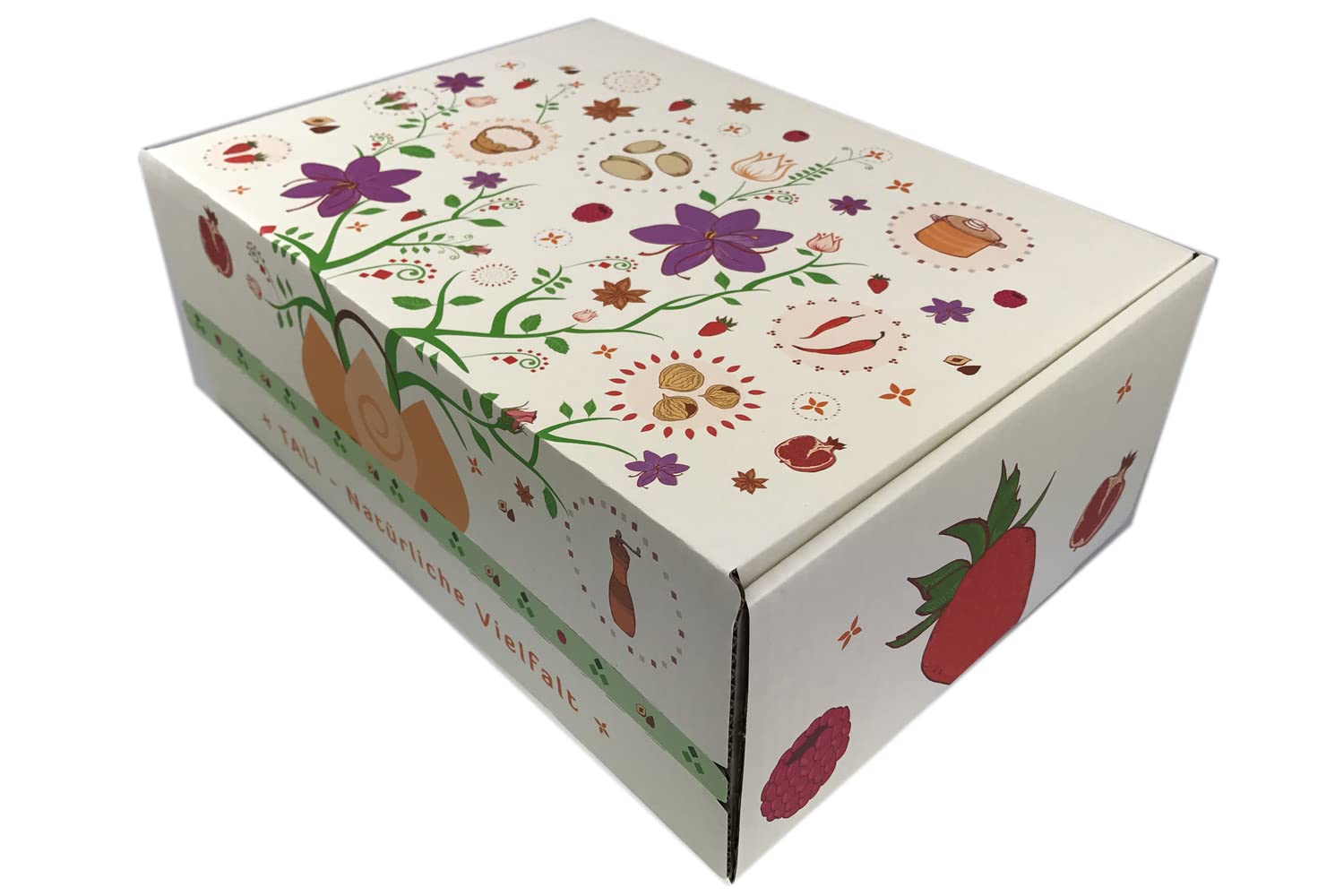 TALI Geschenkbox Fruchtvielfalt - 7 Sorten gefriergetrocknete Früchte